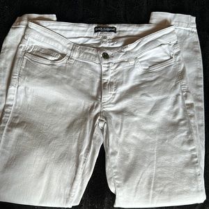 Dolce and Gabbana white slim jean. Sz euro 42